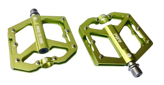 Pedále P2R FLATMAN 60, 3SB, green Pedále P2R FLATMAN 60, 3SB, green