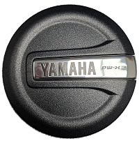 YAMAHA Logo Bezel PW-X3, lavé 2022, Yamaha Logo Chrom YAMAHA Logo Bezel PW-X3, lavé 2022, Yamaha Logo Chrom