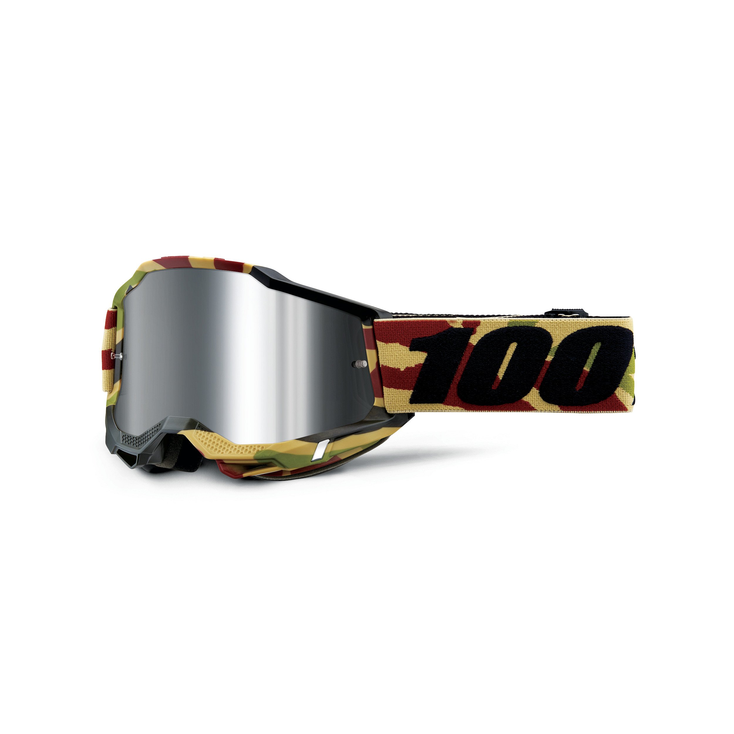 100% ACCURI 2 Goggle - Mission - Mirror Silver Flash Lens