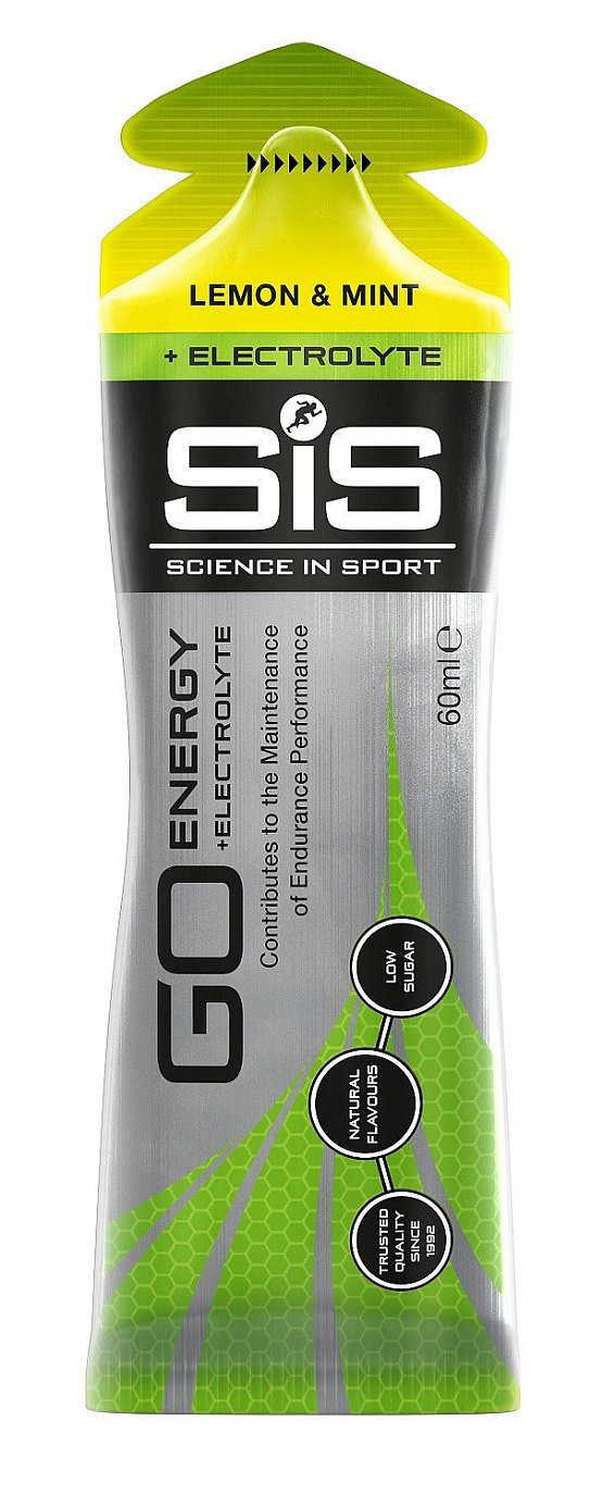 SiS Go + Elektrolyte gél 60ml, citrón a mäta