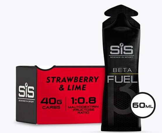SiS Beta Fuel Gél 60ml, jahoda a limetka