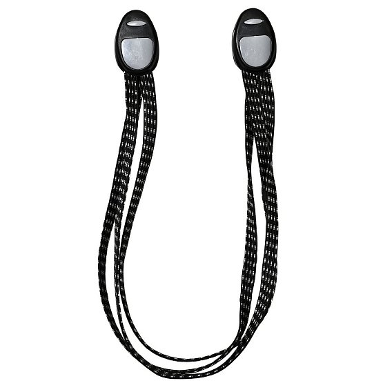 Elastická šnúra 60 cm, upínanie na zadný nosič, plastové úchytky
