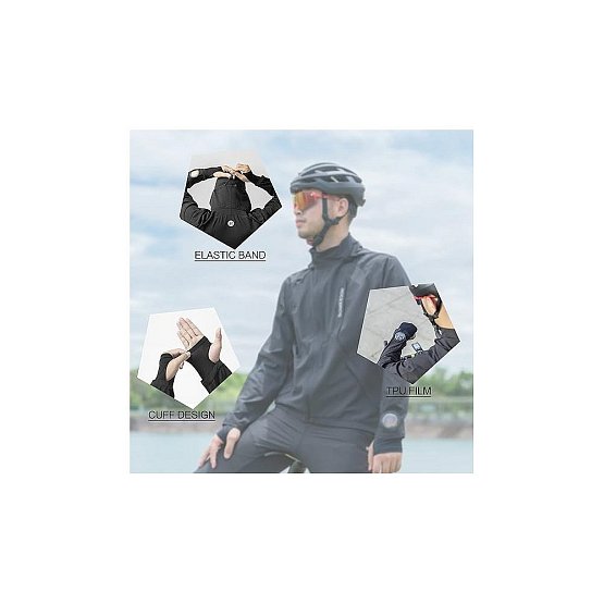 ROCKBROS cyklistická s dlhým rukávom. čierna