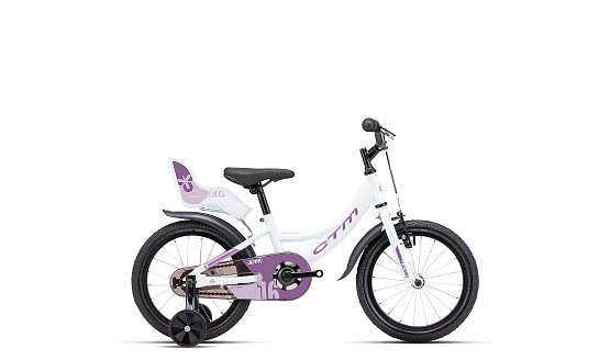CTM Jenny 16" 2025, biela perleť/fialová, 8"