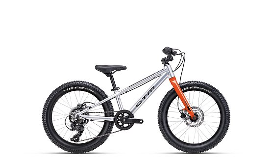 CTM Jerry 3.0 20" 2025, matná strieborná/oranžová, 11"