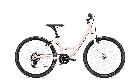 CTM Missy 24" 2025, matná svetloružová perleť/biela, 13"