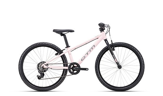 CTM Rocky 1.0 24" 2025, matná svetloružová/sivá, 13"