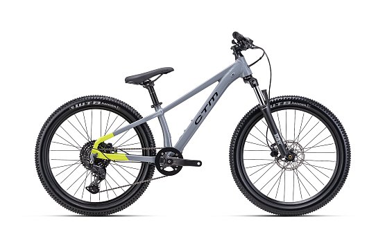 CTM Zephyr jr. 24" 2025, lesklá limetková/sivá, 13"