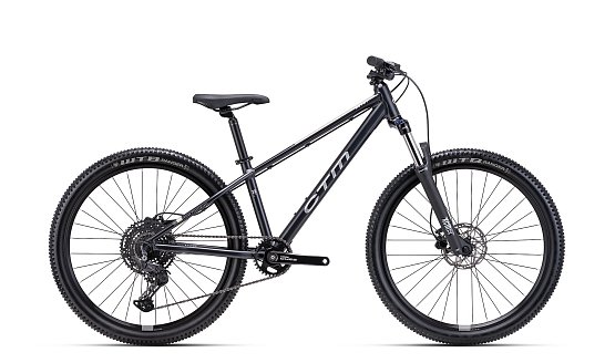 CTM Rocky race 26" 2025, matná antracitová/zlatosivá, 14"