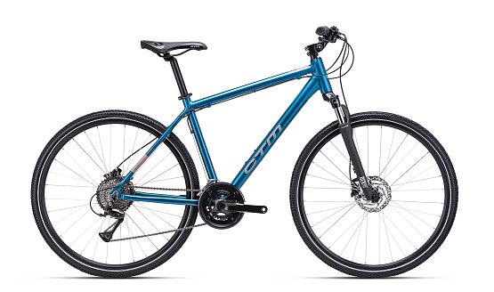 CTM Tranz 28" 2025, matná hlbokomodrá/sivohnedá