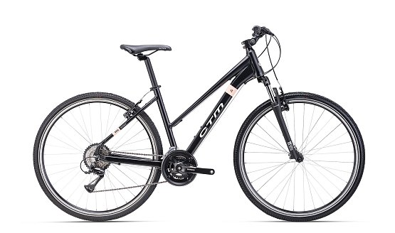 CTM Bora 1.0 28" 2025, matná čierna/pastelová oranžová