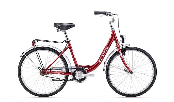 CTM Sandra 24" 2025, červená/strieborná 16" (410)