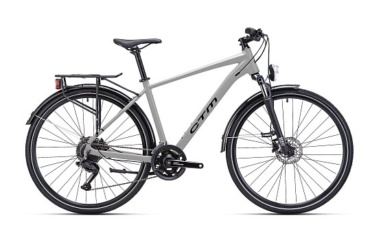 CTM Stark 1.0 Trek 28" 2025, matná hnedosivá/čierna