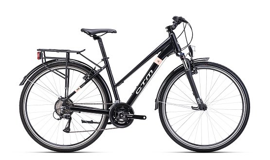 CTM Bora 1.0 Trek 28" 2025, matná čierna/pastelová oranžová