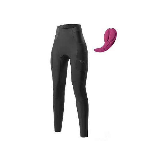 ROCKBROS lady zateplené, čierne, L