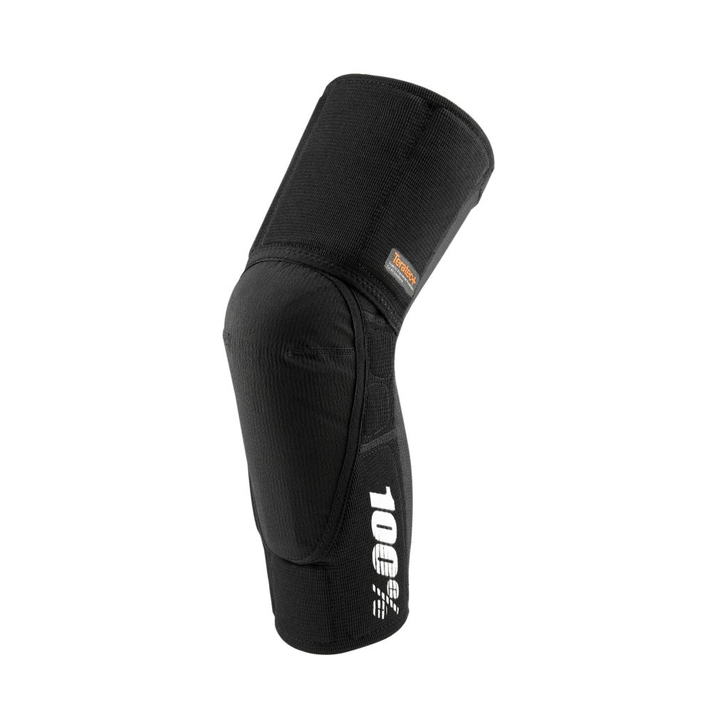 100% TERATEC PLUS Knee Guards, Black