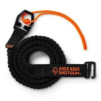 SHOTGUN lano na ťahanie bicykla Quick Fit, čierne SHOTGUN lano na ťahanie bicykla Quick Fit, čierne