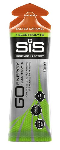 SiS Go + Elektrolyte gél 60ml, slaný karamel SiS Go + Elektrolyte gél 60ml, slaný karamel