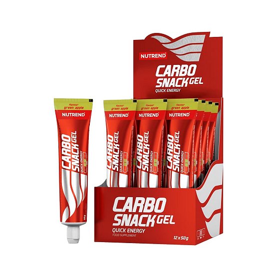 NUTREND Carbosnack gel, tuba, zelené jablko, 50g
