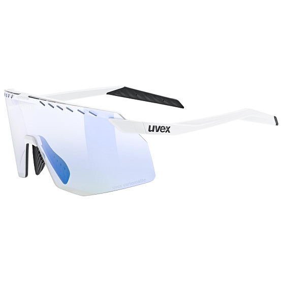 UVEX Pace stage V, white matt/mirror blue UVEX Pace stage V, white matt/mirror blue