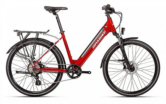 MAXBIKE Civita 26" 2025, (504Wh), red, 18"