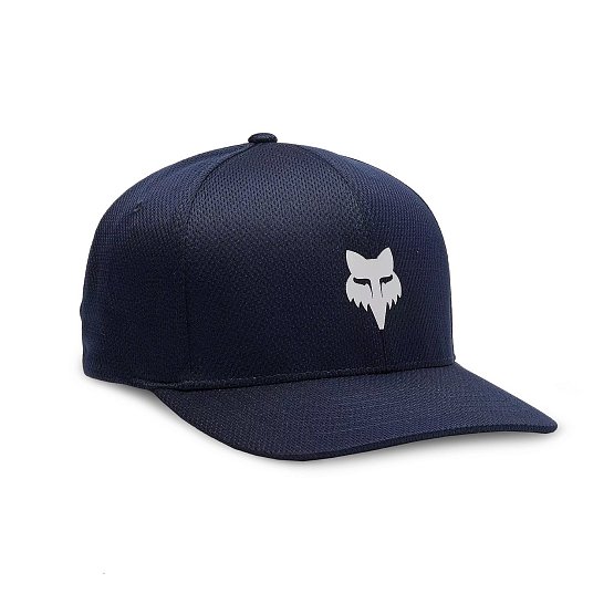 FOX Head Tech Flexfit Hat, midnight, S/M