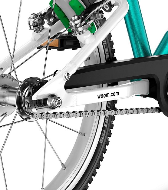 WOOM 4 GO 20", metallic turquoise