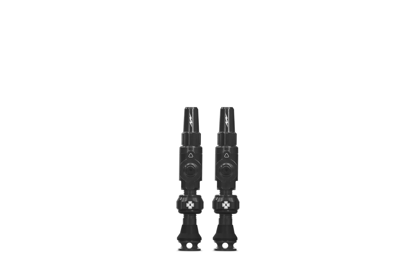 MUC-OFF Big Bore Lite Tubeless Valves (Large 45mm), black
