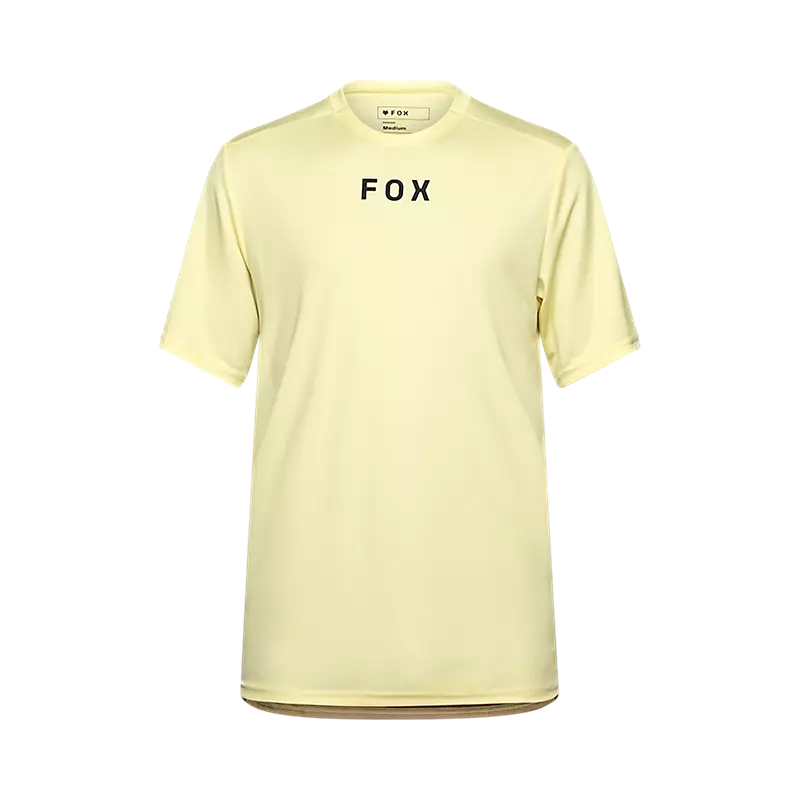 FOX Ranger Ss Jersey Wordmark, lemonade