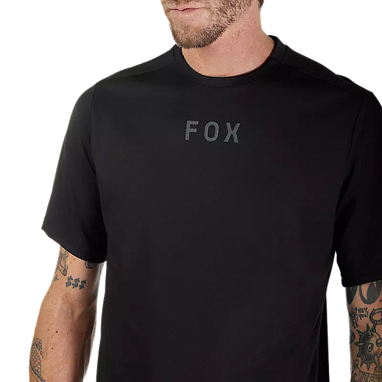 FOX Ranger Ss Jersey Wordmark, black FOX Ranger Ss Jersey Wordmark, black