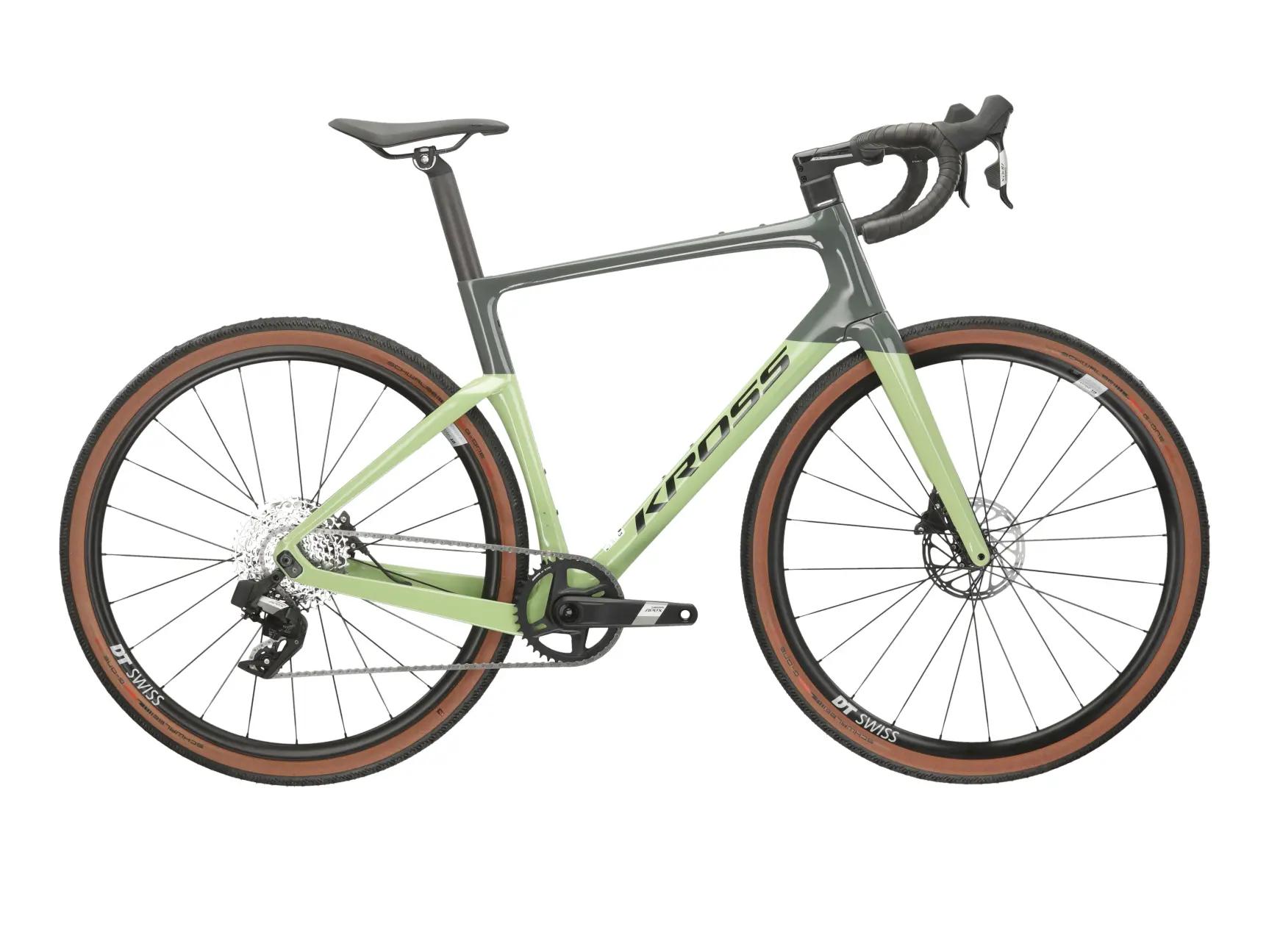 KROSS Esker RS 2.0 28" 2025, grey/green gloss