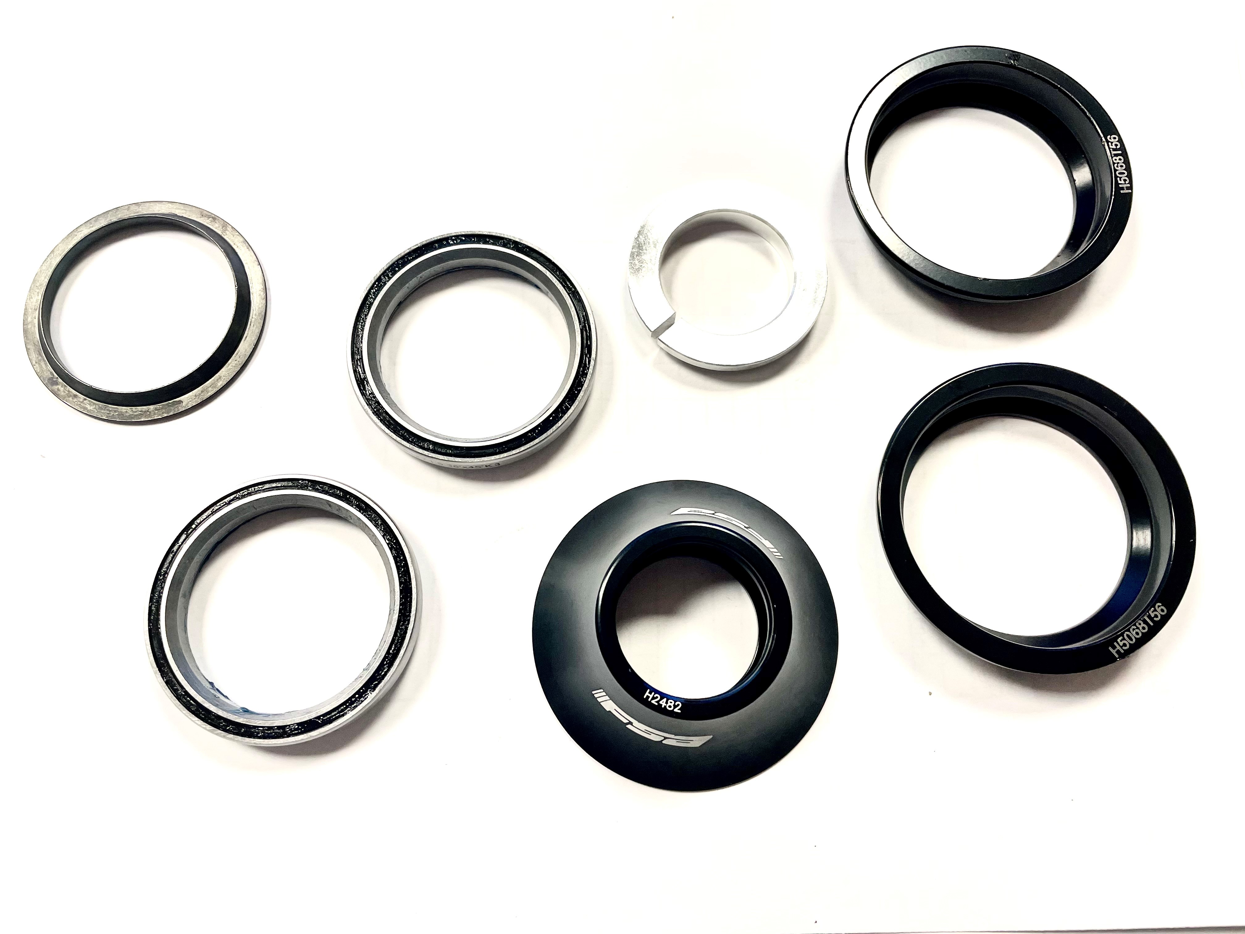 Hlavove zlozenie FSA No.55R/57-T, 39.78mm crown race H6078 taper