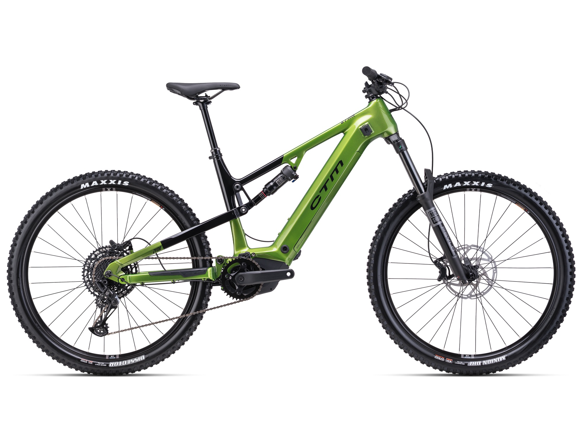 CTM Zynk Xpert 2025, (820 Wh), čierna/zelená perleť
