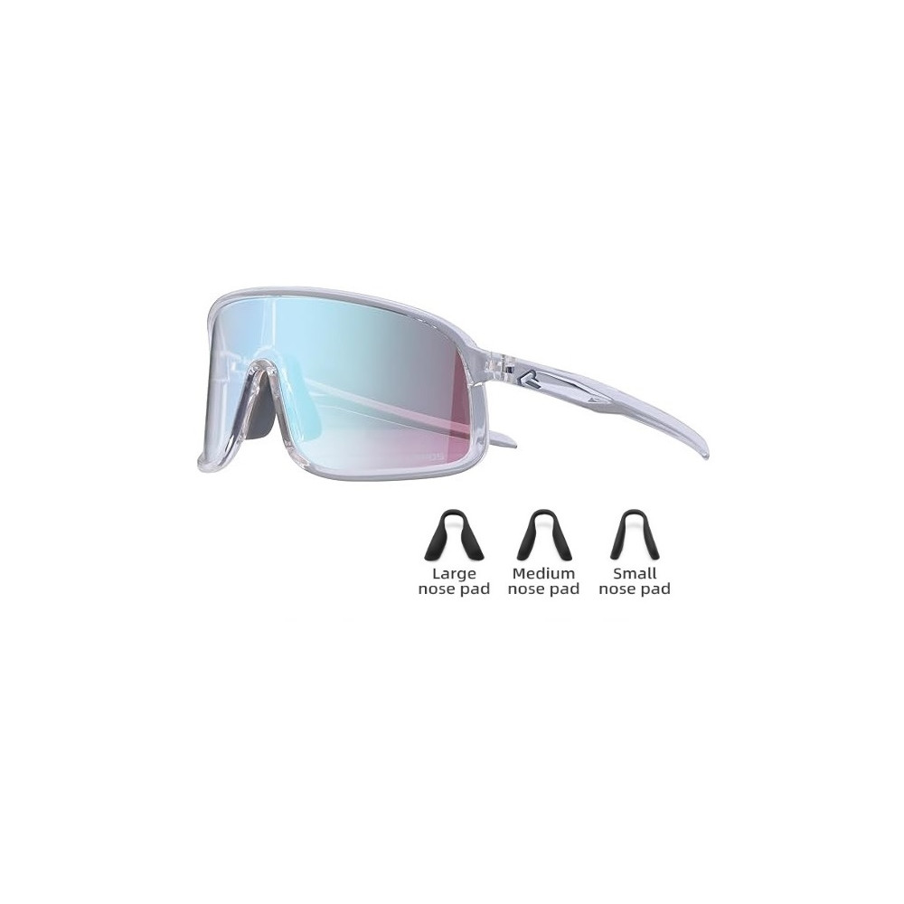ROCKBROS fotochromatické Blue Glasses, transparent