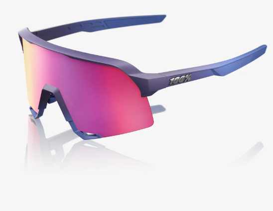 100% S3, Satin Storm Metallic - Purple Mirror Lens