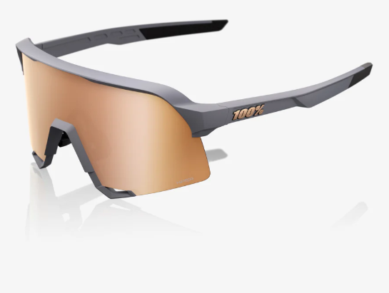 100% S3, Soft Tact Grey - HiPER® Copper Mirror Lens