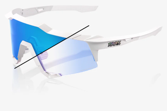 100% Speedcraft SL, Bastille - Blue Mirror Photochromic Lens