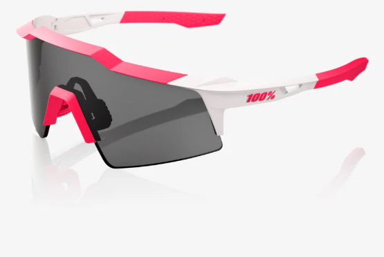 100% Speedcraft SL, Puddy Pink White - Smoke Lens