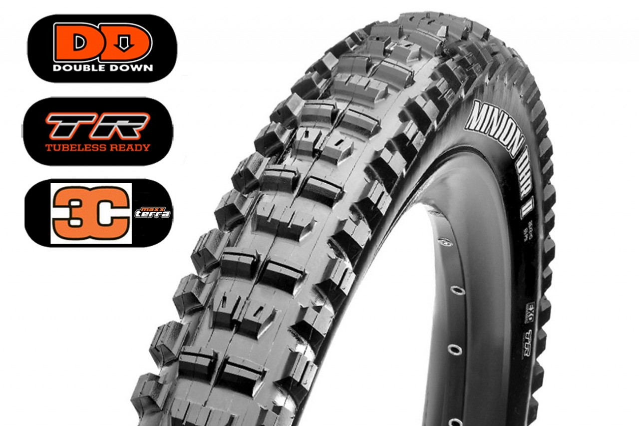 Plášť MAXXIS MINION DHR II 27.5 x 2.50 3CT/DD/TR 120x2 TPI , Kevlar