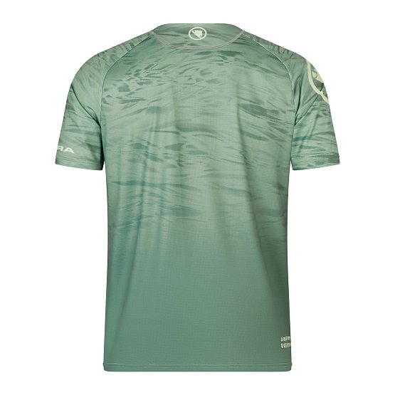 ENDURA Marble LTD Printed S/S Tee, green