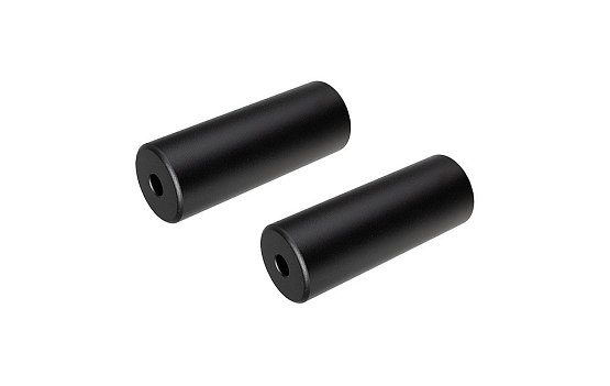 Stupačky na BMX, AL,10x38x100mm, čierne