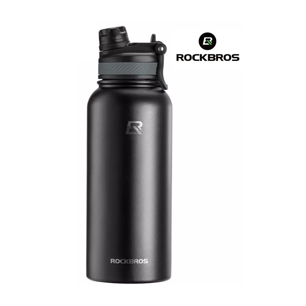 Fľaša termo nerezová RockBros, 1200 ml, black