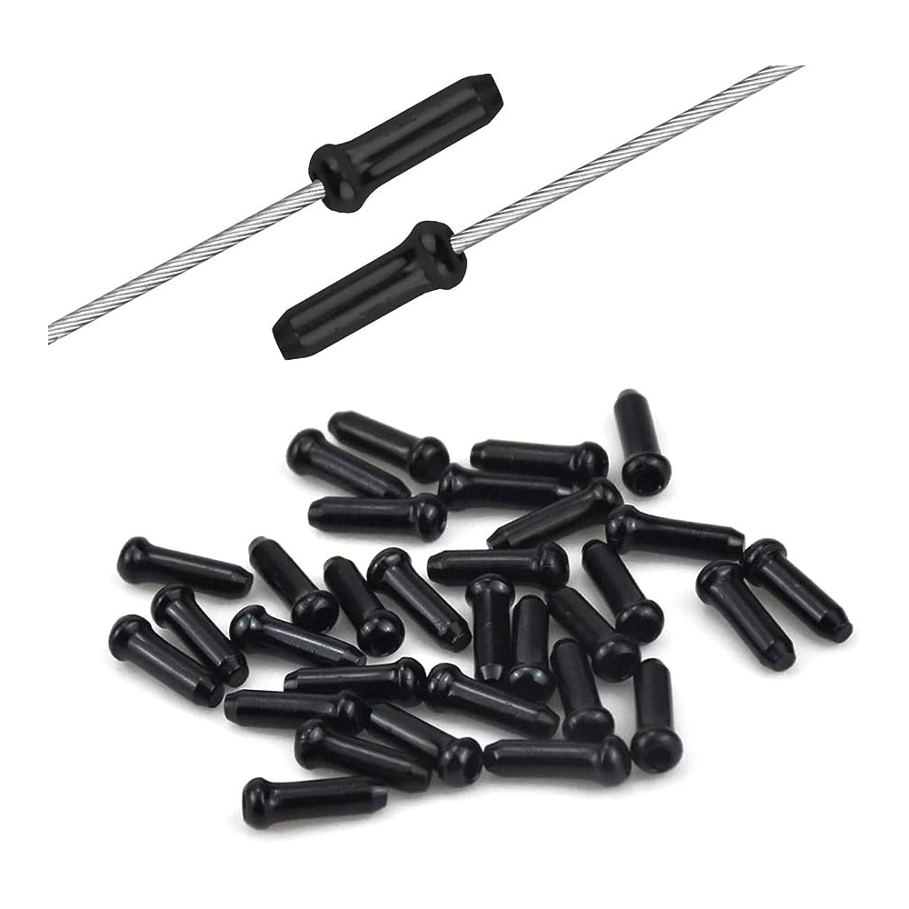Koncovka radiaceho lanka, dural, black, 1ks