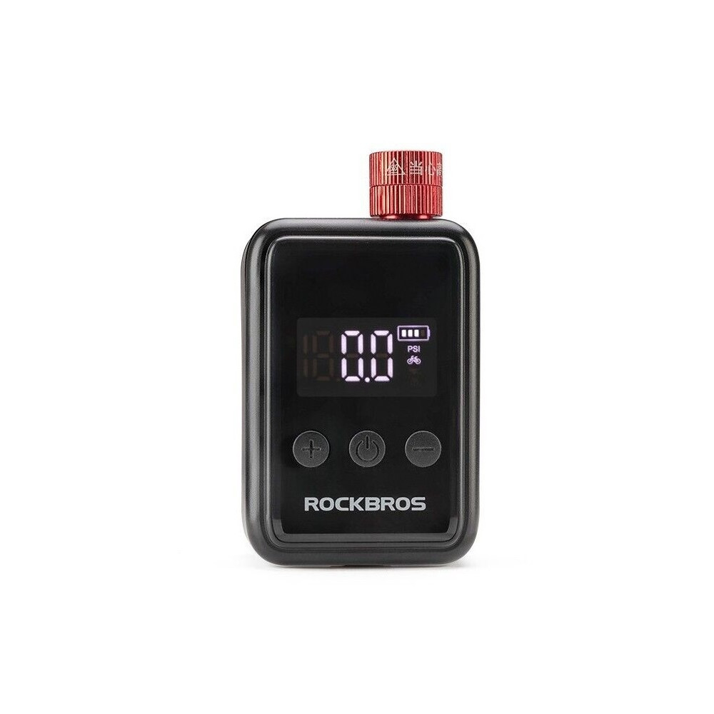 ROCKBROS Elektrická pumpa, usb, 165g, čierna