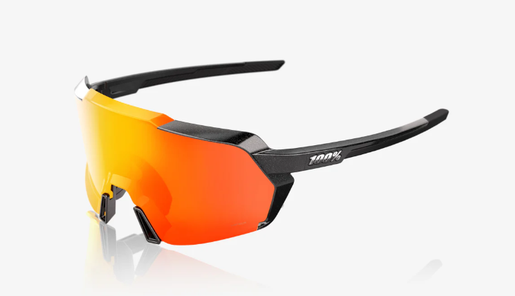 100% KORBIN, Gloss Black Chrome - HiPER® Red Multilayer Mirror Lens