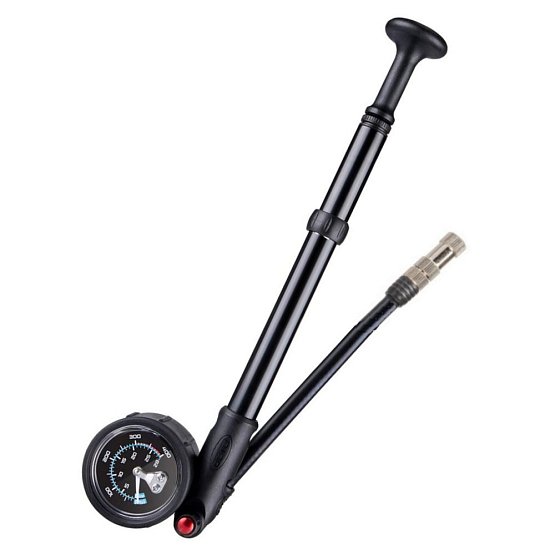 M-WAVE Pumpa vysokotlaká Al s manometrom, 28 bar/400Psi