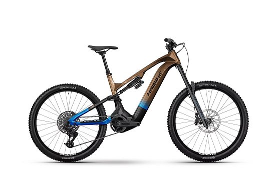 HAIBIKE Hybe CF 9 MX (800Wh), bronze/azure/black glossy HAIBIKE Hybe CF 9 MX (800Wh), bronze/azure/black glossy