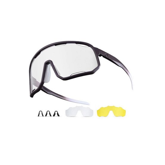 ROCKBROS fotochromatické, black transparent