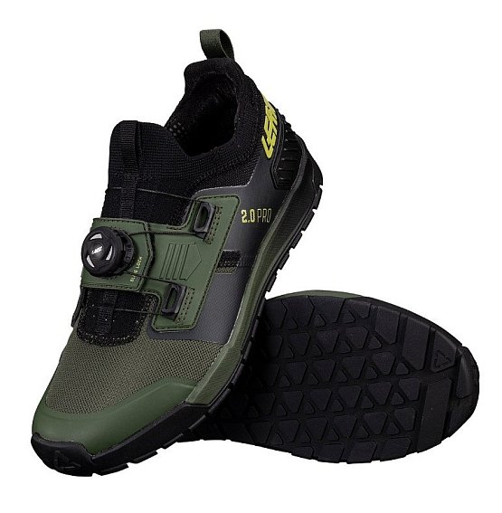 LEATT cyklistická obuv ProFlat 2.0, spinach