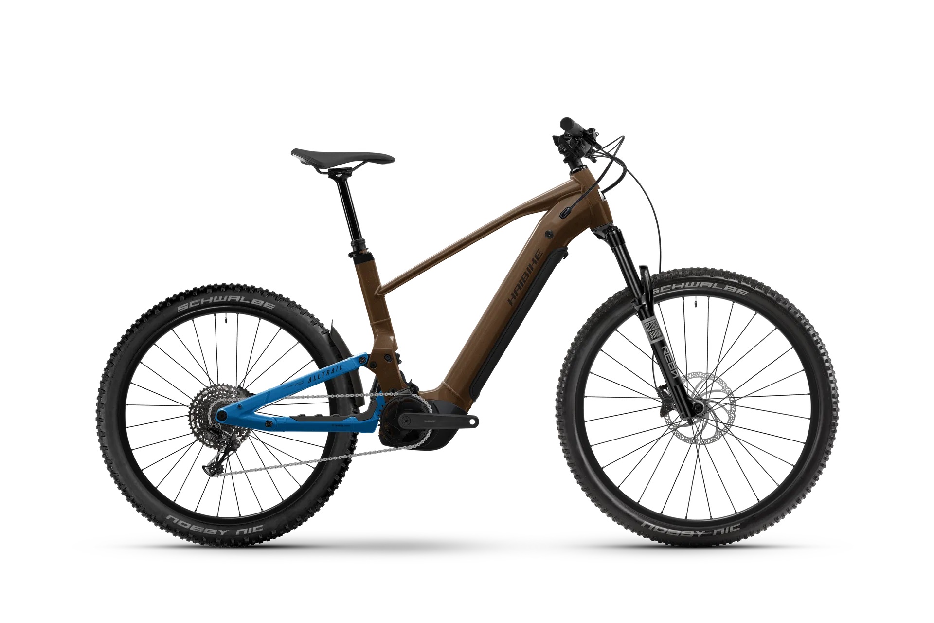 HAIBIKE AllTrail 6 MX 2026 (800Wh), high leather/platinum blue, M